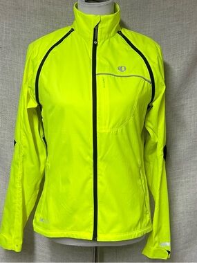 Pearl Izumi Women's Neon Yellow High-Visibility Cycling Jacket